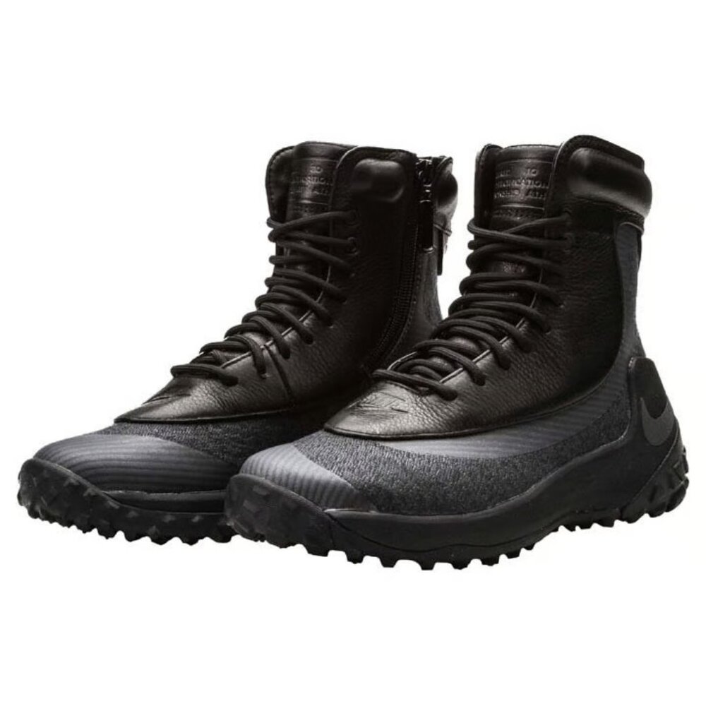 Nike Zoom Kynsi Jacquard WP Women's Black Ankle Boots Shoes